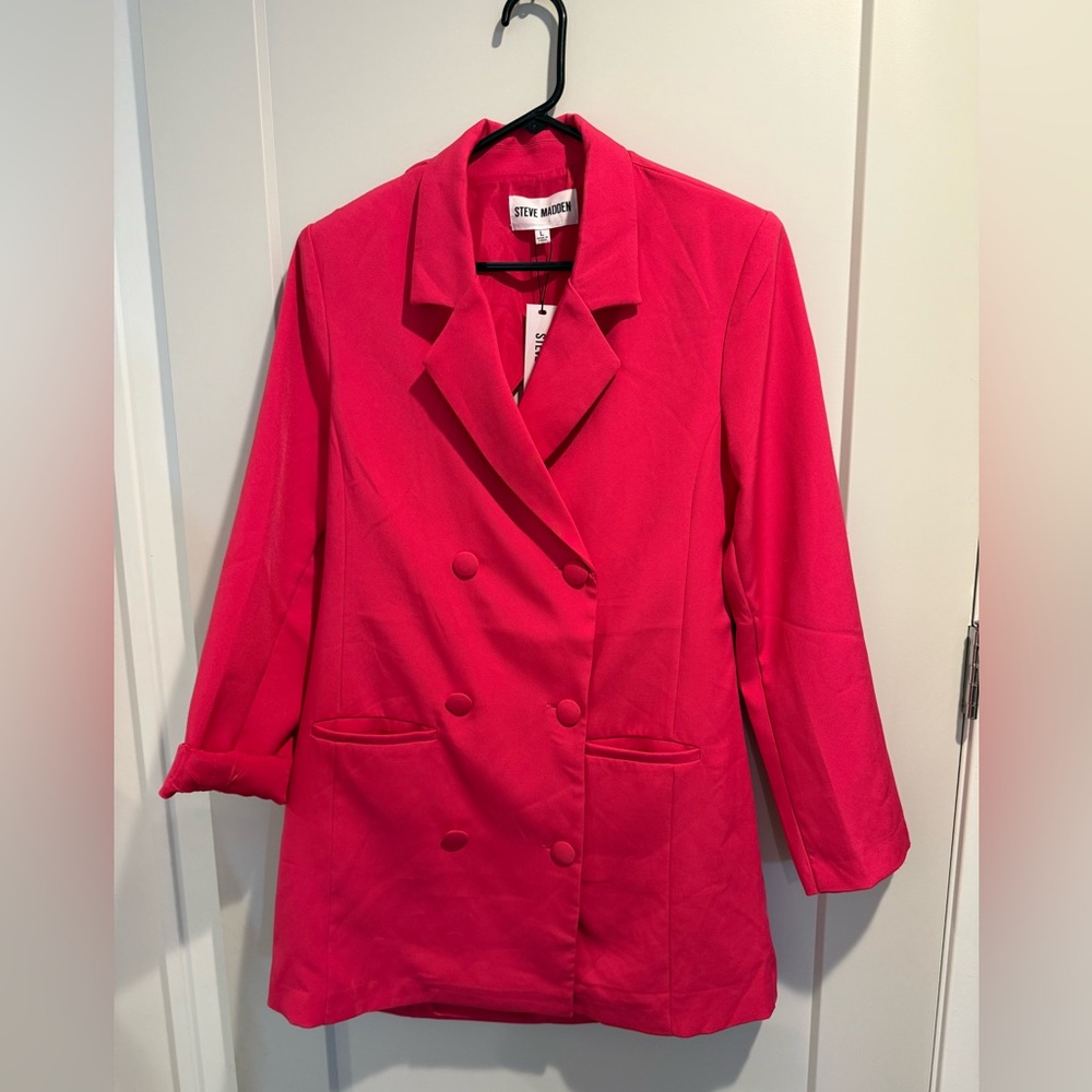 Steve Madden Open Back Suit Dress